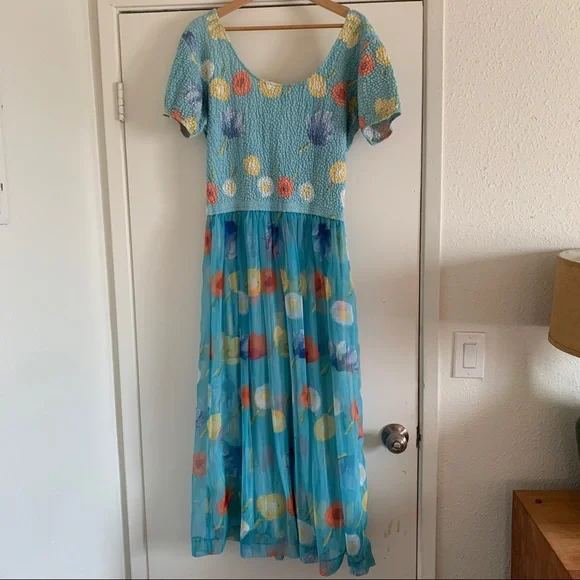 ☀️ Vintage floral dress - Picture 5 of 8